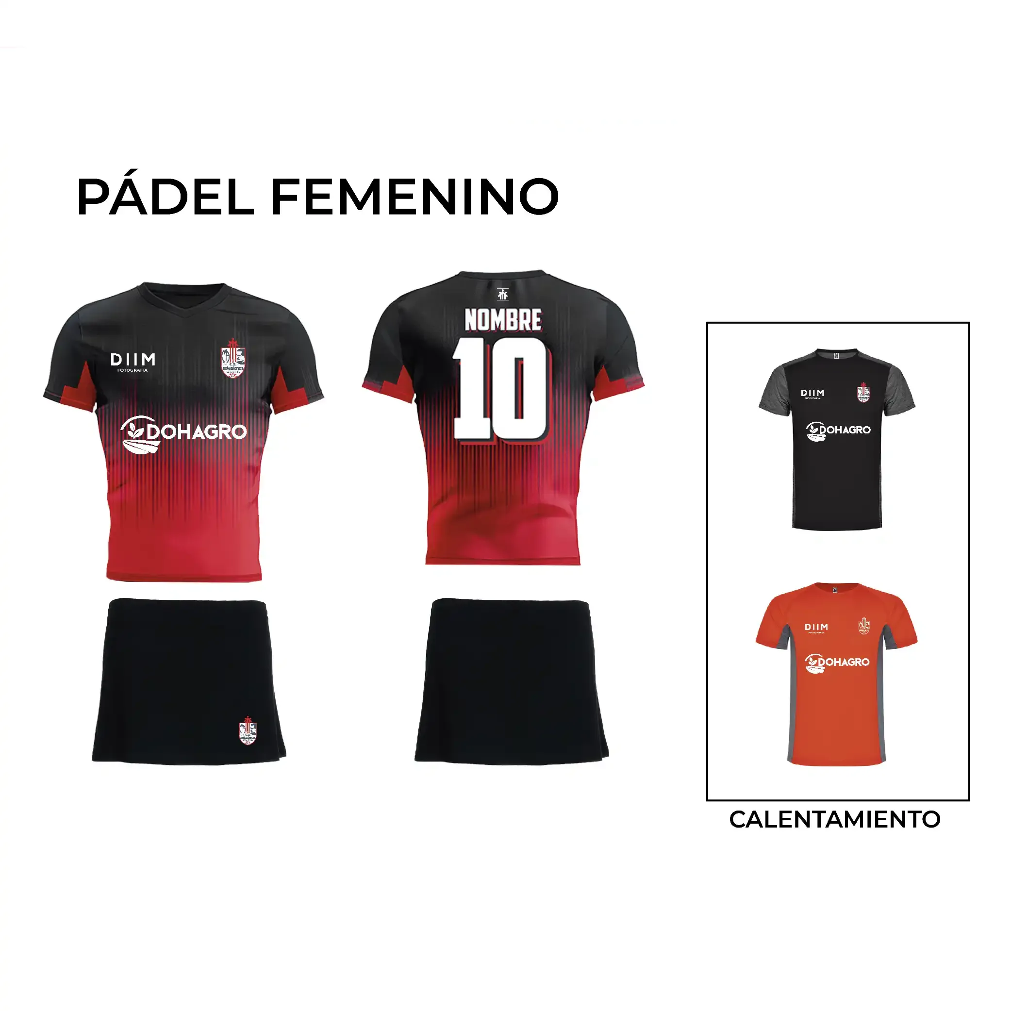 Equipación pádel femenino